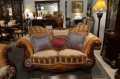  Диван Двойной Вагнер С (Кушетка, Ткань, подлокотники кожа) фото